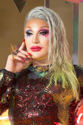 Drag Queen The Vivienne attends the World Premiere of Birds of Prey (And The Fantabulous Emancipation Of One Harley Qui-stock-foto