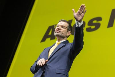 Dreik?nigstreffen 2025 der FDP in Stuttgart. Dr. Marco Buschmann MdB, designierter Generalsekret?r der FDP. // 06.01.202-stock-foto