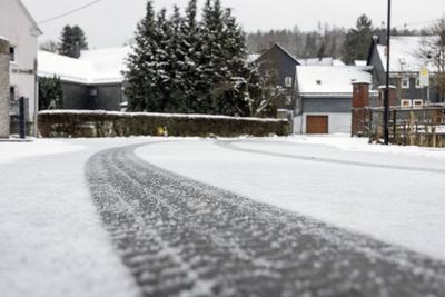 Winter im Siegerland-stock-foto