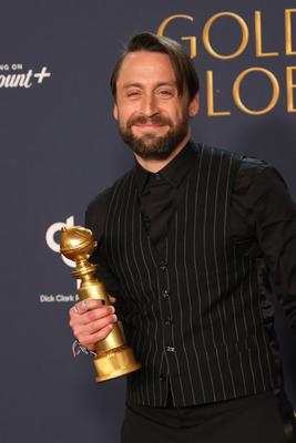 81st Annual Golden Globe Awards - Press Room-stock-foto