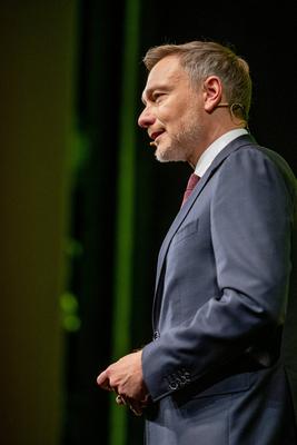 126. Ordentlicher Landesparteitag, Dreikoenigskundgebung der Freien Demokraten. 6. Januar 2025 im Stuttgarter Opernhaus, Dreikoenigstreffen der Freien Demokraten 2025, GER-stock-foto