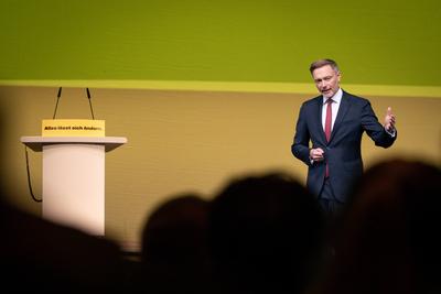 FDP Dreikoenigstreffen in Stuttgart-stock-foto