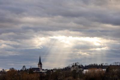 St?rmisches Wetter-stock-foto