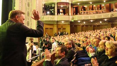 FDP Staatstheater Lindner-stock-foto