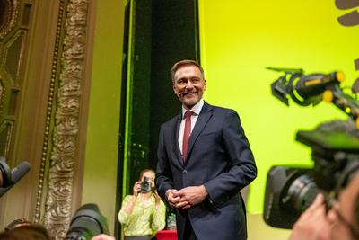 126. Ordentlicher Landesparteitag, Dreikoenigskundgebung der Freien Demokraten. 6. Januar 2025 im Stuttgarter Opernhaus, Dreikoenigstreffen der Freien Demokraten 2025, GER-stock-foto