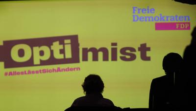 FDP Staatstheater Lindner-stock-foto