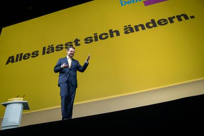 FDP Dreikoenigstreffen in Stuttgart-stock-foto