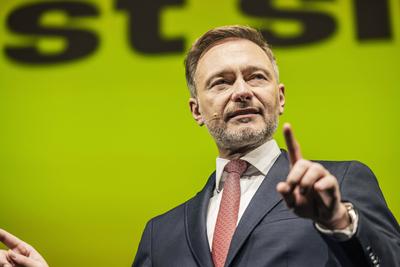 Dreik?nigstreffen 2025 der FDP in Stuttgart. Christian Lindner MdB, Bundesvorsitzender der FDP. // 06.01.2024: Stuttgart-stock-foto