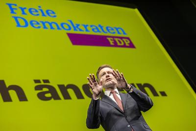 Dreik?nigstreffen 2025 der FDP in Stuttgart. Christian Lindner MdB, Bundesvorsitzender der FDP. // 06.01.2024: Stuttgart-stock-foto