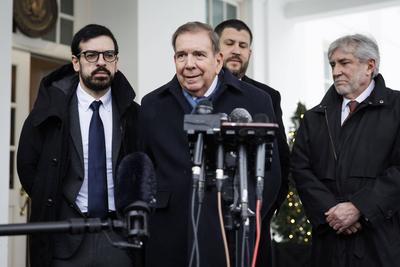 Venezuelan Opposition Leader Edmundo Gonzalez Urrutia Visits the White House-stock-photo