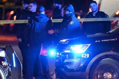 One person shot and killed in shooting on seymour avenue in newark new jersey on monday january 6 2025-stock-foto