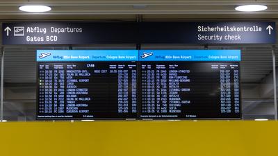 Mehr als 10 Millionen Flugg?ste im Flughafen K?ln/Bonn - 06.01.2024-stock-foto