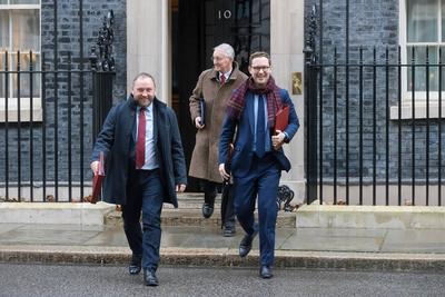 Cabinet Meeting-stock-foto