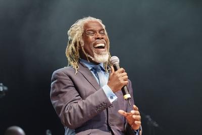 S?nger Billy Ocean am 19.06.2010 beim Berliner Rundfunk Open Air Konzert in der Berliner Kindl B?hne Wuhlheide-stock-foto