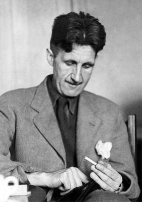 UK / Britain: Eric Arthur Blair (25 June 1903 21 January 1950), better known by his pen name George Orwell, was an influ-stock-foto