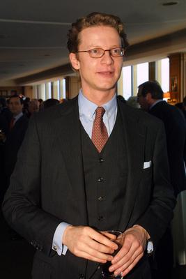 ASV Neujahrsempfang 08.01.2002 Axel Sven Springer beim Neujahrsempfang im Verlagshaus der Axel-Springer AG, Axel-Springe-stock-foto