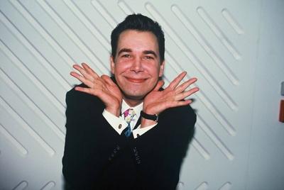 Jeff Koons Der amerikanische K?nstler Jeff Koons stellt in der Staatsgalerie Stuttgart seine Werke aus, Deutschland 199-stock-foto
