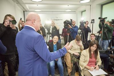 ?VP Stocker Pressestatement zu m?glicher Koalition mit FP?-stock-photo