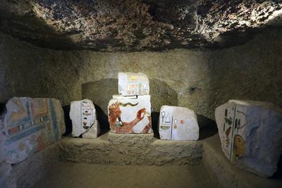 New archaeological discovery in Luxor, Egypt-stock-photo