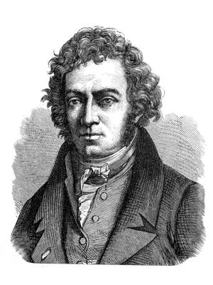 Andre-Marie Ampere, January 20, 1775 - June 10, 1836, was a French physicist and mathematician / Andre-Marie Ampere, 20.-stock-foto