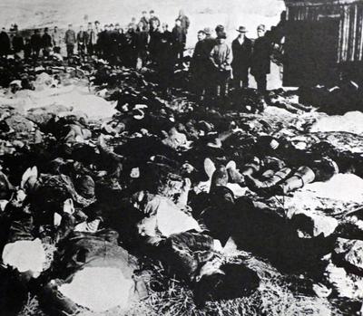 Photograph taken during Bloody Sunday. Bloody Sunday or Red Sunday is the name given to the events of Sunday 22nd Januar-stock-foto