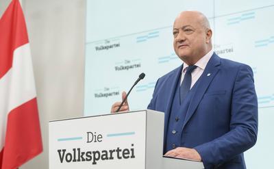 20250108 OeVP Stocker Presseerklaerung-stock-foto