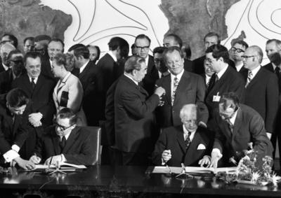 Besuch des sowjetischen Staats- und Parteichefs Leonid Breschnew 1973 DEU, Deutschland, Bonn: Der Besuch des sowjetisch-stock-photo