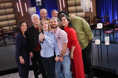 WDR Talkshow Koelner Treff-stock-foto