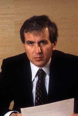 Rainer Offergeld (Deutschland/SPD/Bundesminister f?r wirtschaftliche Zusammenarbeit) in Bonn !AUFNAHMEDATUM GESCH?TZT!-stock-foto