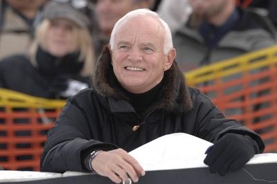 Modedesigner Werner Baldessarini beim Charity Race anl?sslich des - 68. Hahnenkammrennens - in Kitzb?hel-stock-foto