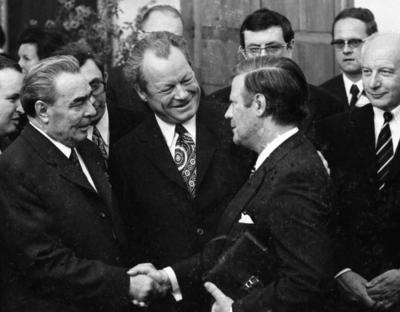 Besuch des sowjetischen Staats- und Parteichefs Leonid Breschnew 1973 DEU, Deutschland, Bonn: Der Besuch des sowjetische-stock-photo