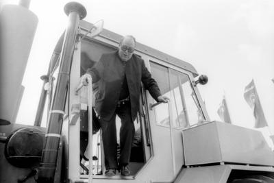 Er?ffnung Landwirtschaftsfest 1978, Bundesminister f?r Ern?hrung, Landwirtschaft und Forsten Josef Ertl (FDP)-stock-foto
