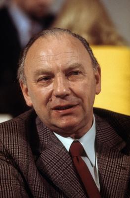 Egon Franke (Deutschland/SPD)  !AUFNAHMEDATUM GESCH?TZT!-stock-foto