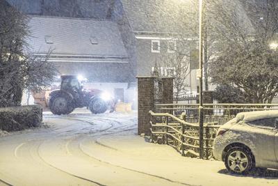 Winter im Siegerland-stock-foto