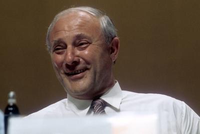 Verteidigungsminister Georg Leber (BRD/SPD)-stock-foto