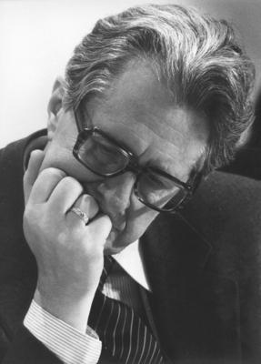Bundesjustizminister Hans Jochen Vogel. Bonn den 10.12.1979, Bonn Deutschland PUBLICATIONxINxGERxSUIxAUTxONLY Copyright-stock-foto