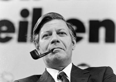 Deutsche Politker 1972 SPD Helmut Schmidt , ehemaliger Kanzler der Bundesrepublik Deutschland, *** German politician 19-stock-foto