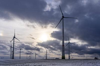Windpark-stock-foto