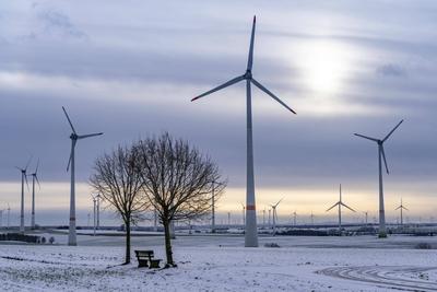 Windpark-stock-foto