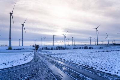 Windpark-stock-foto