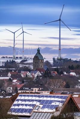 Windpark-stock-foto