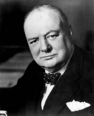 United Kingdom: Sir Winston Churchill, statesman, politician, historian (1874-1965), 1941 Sir Winston Leonard Spencer-Ch-stock-foto