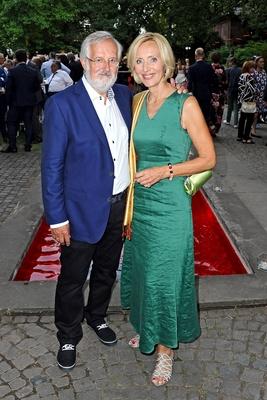Nibelungen Festspiele Petra Gerster und Christian N?rnberger anl??lich der Premiere der Nibelungen-stock-photo