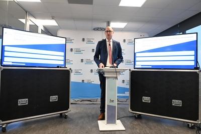 Presentation Of Drug Seizures By Belgian Customs In 2024-stock-foto