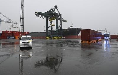 Presentation Of Drug Seizures By Belgian Customs In 2024-stock-foto
