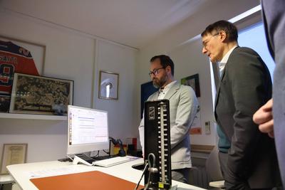 ePA und Karl Lauterbach-stock-foto