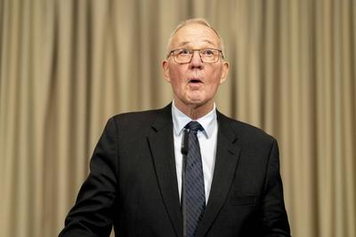 Ukraine Defense Contact Group meeting Ramstein-stock-foto