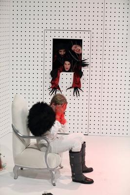 Berliner Ensemble Future Macbeth-stock-foto