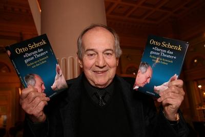 OttoSchenk Buchpr - Darum das ganze Theater Wien, Josefstadt, 16. 11. 2008 Otto SCHENK-stock-photo