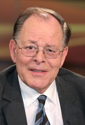 Rudolf Dre?ler Ehemaliger deutscher Botschafter in Israel in der ARD Talkshow ANNE WILL am 30 07 2-stock-foto